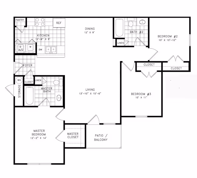 Unit 5108 6108 floor plan